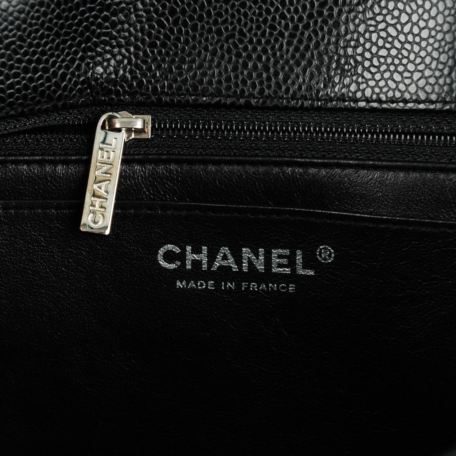 Chanel Caviar Quilted Jumbo Single Flap Black 7 of 8