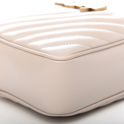 Saint Laurent Calfskin Matelasse Monogram Lou Camera Bag Washed Light Pink 10 of 17