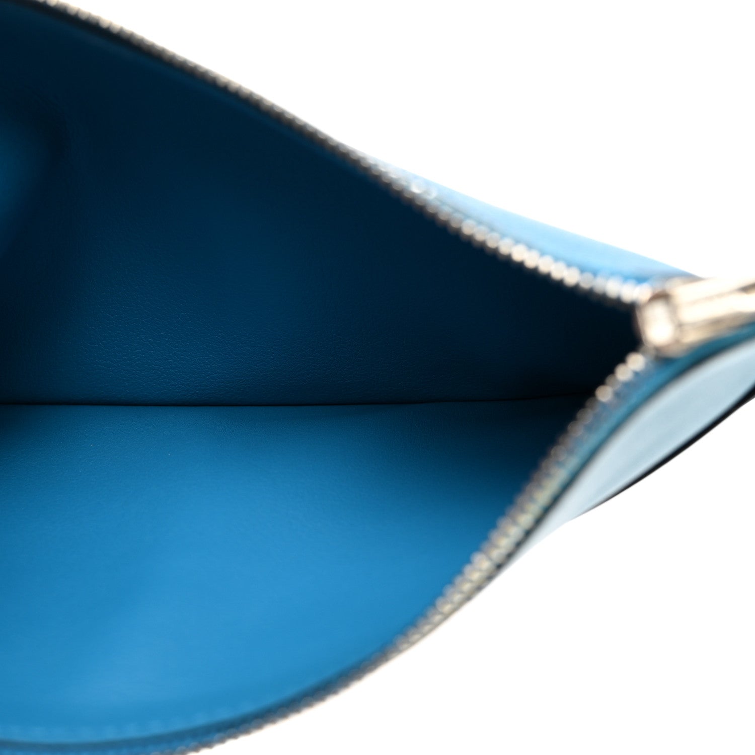 Hermes Swift Verso Jige Duo Clutch Vert Vertigo Bleu Zanzibar 7 of 9
