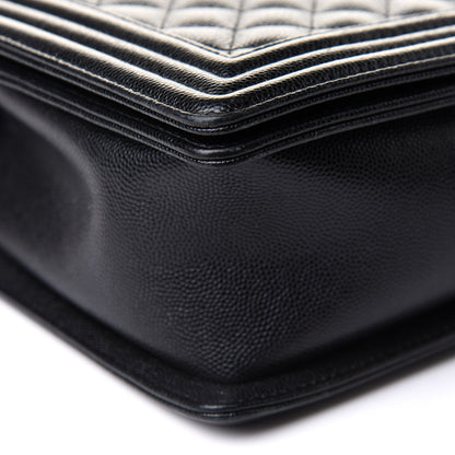 Chanel Caviar Quilted New Medium Boy Flap Black 9 of 12