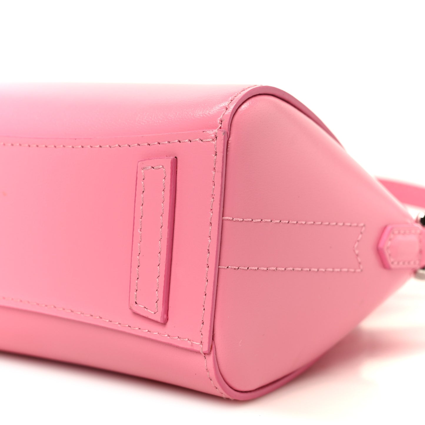 Shiny Lord Calfskin Micro Antigona Bright Pink