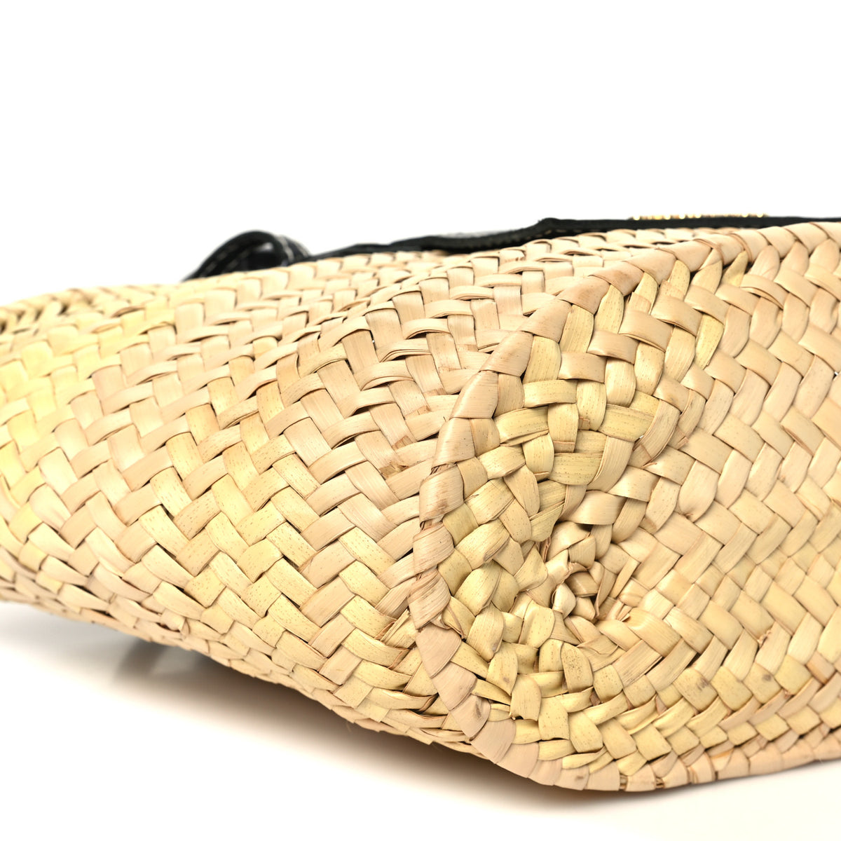 Raffia Le Petit Panier Soli Black