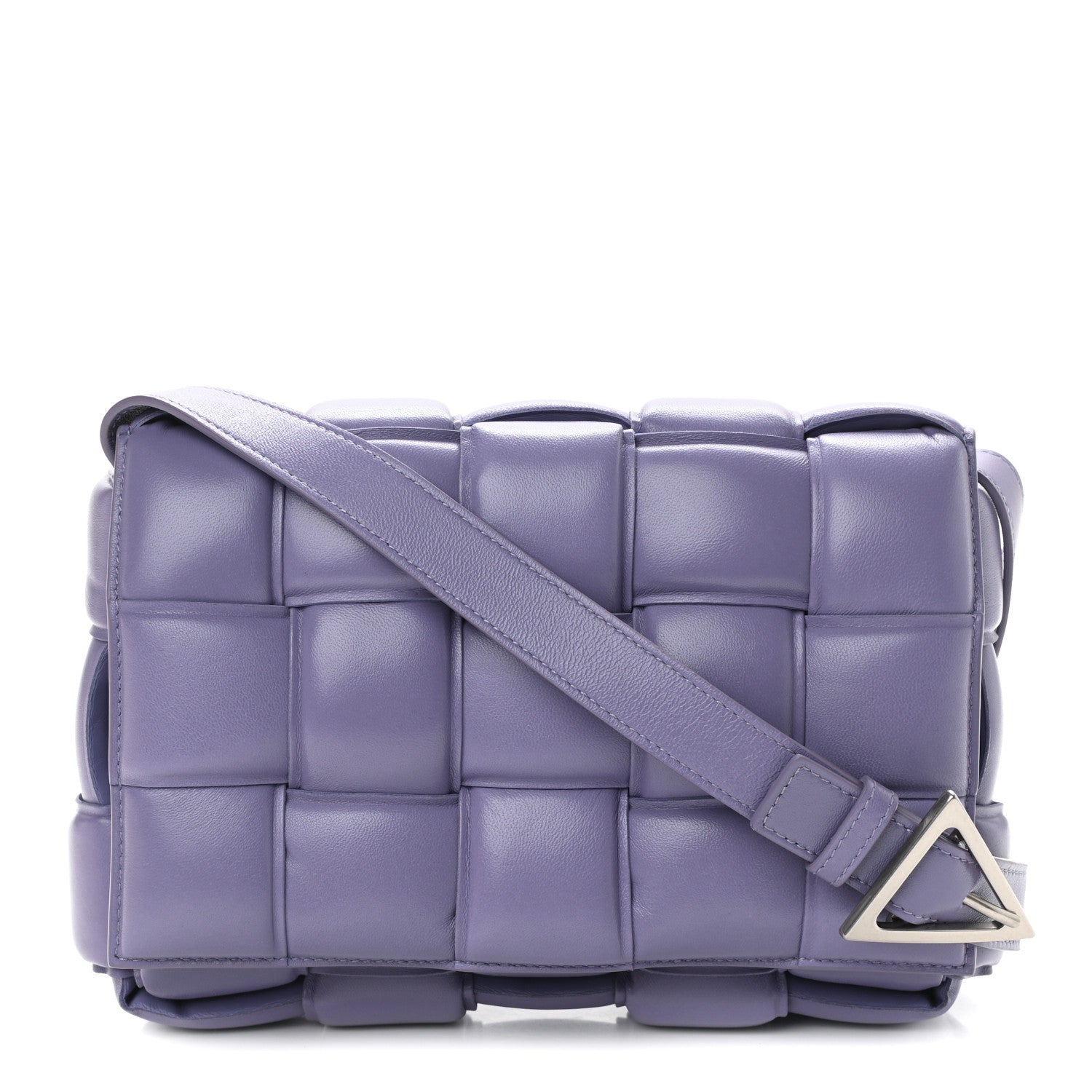 Bottega Veneta Nappa Maxi Intreccio Padded Cassette Crossbody Bag Lavender 1 of 10