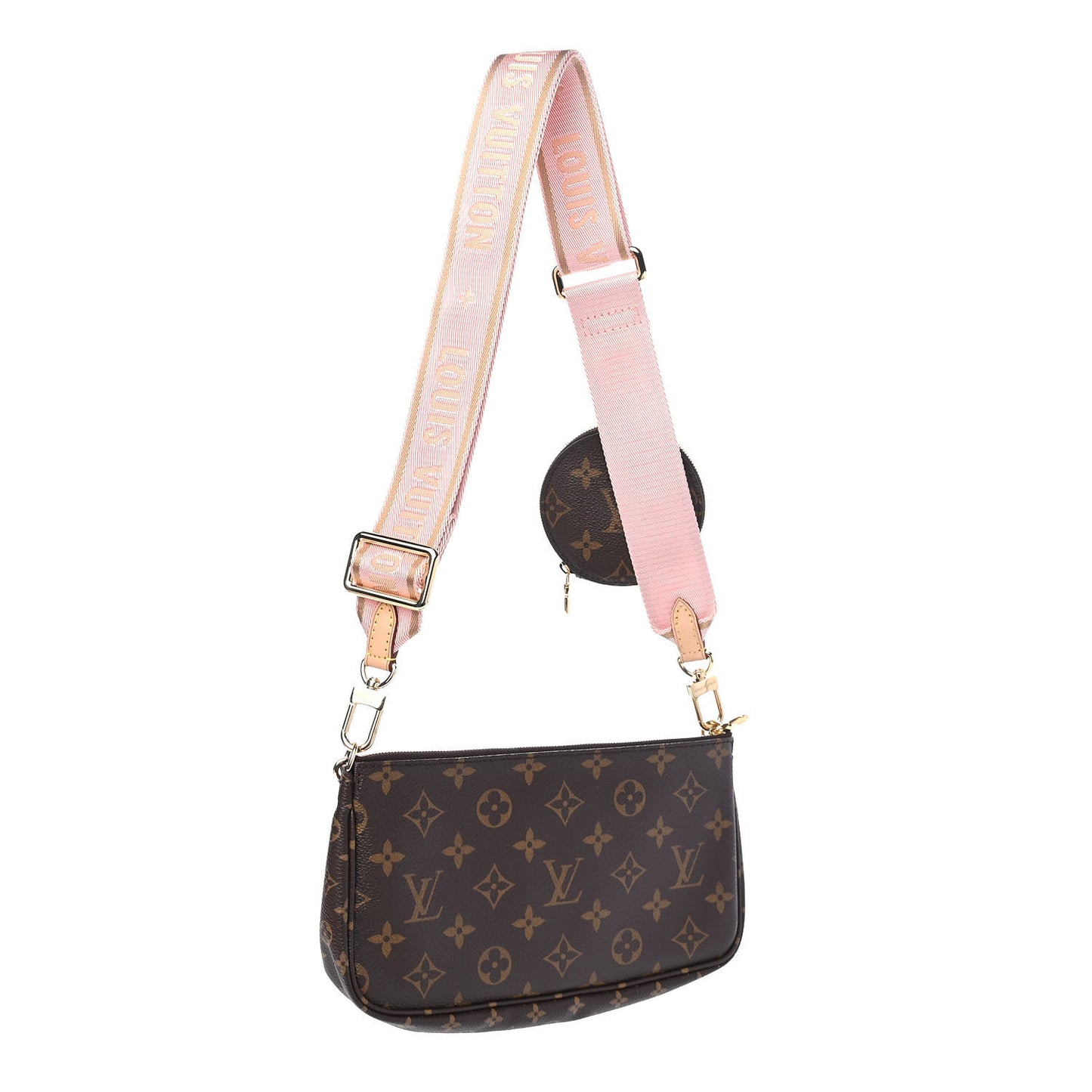 Monogram Multi Pochette Accessories Rose Clair