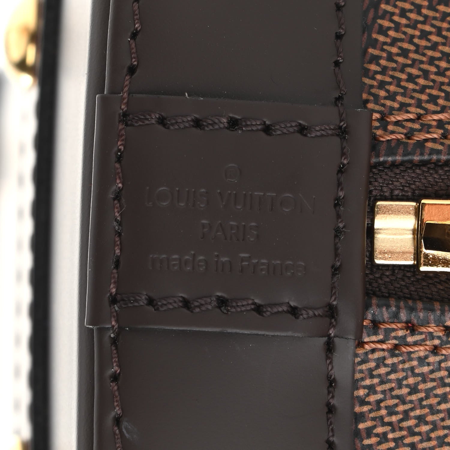 Louis Vuitton Damier Ebene Alma BB 6 of 8
