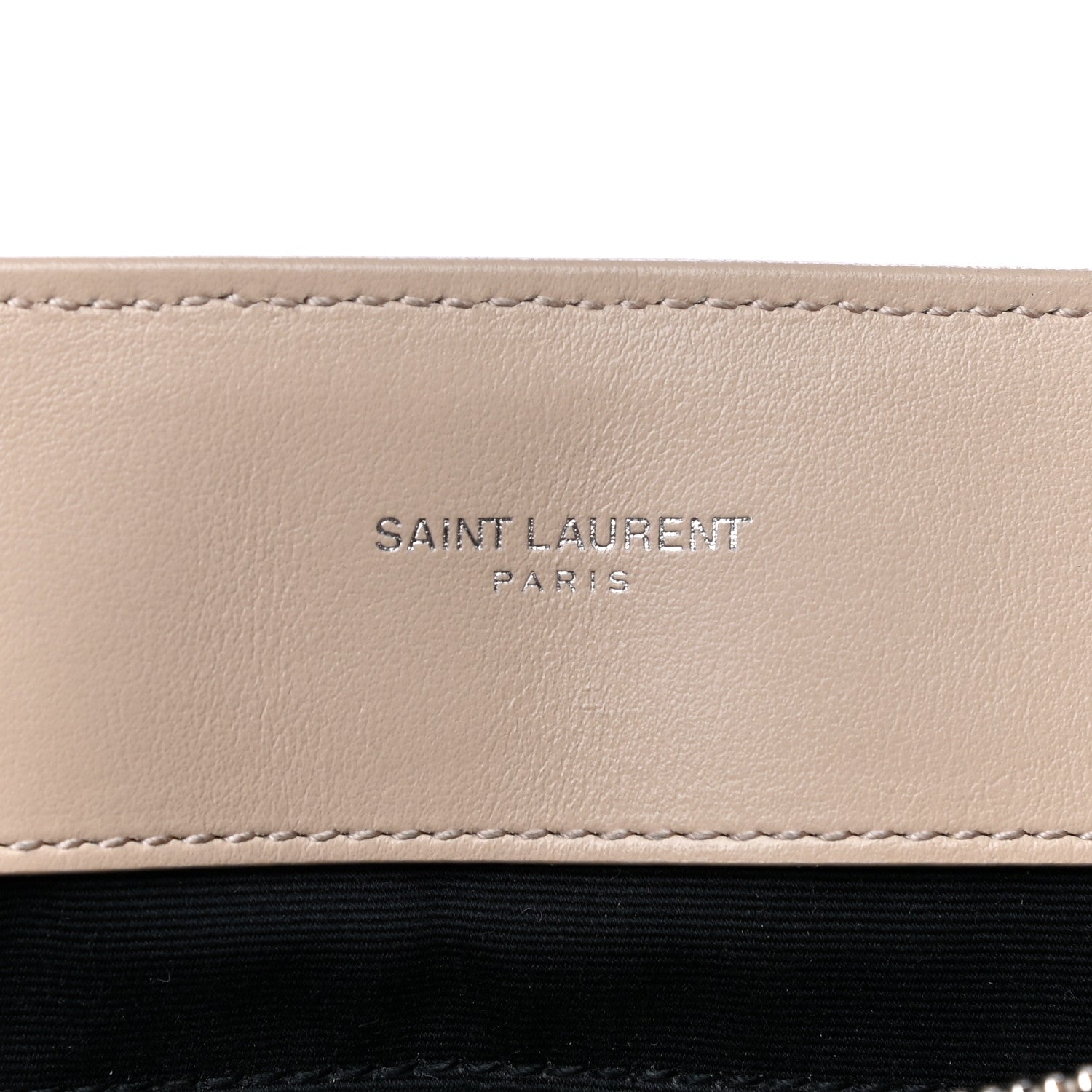 Saint Laurent Calfskin Y Quilted Monogram Medium Loulou Chain Satchel Nude Powder 6 of 13
