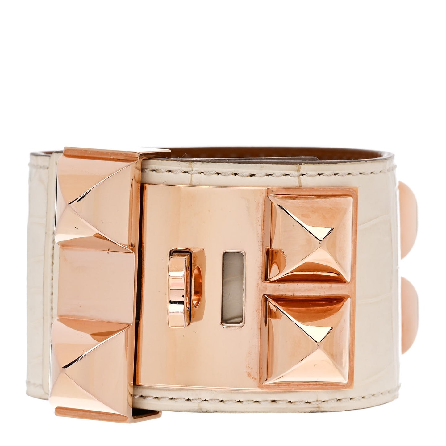 Shiny Alligator Collier De Chien CDC Bracelet T3 Nata