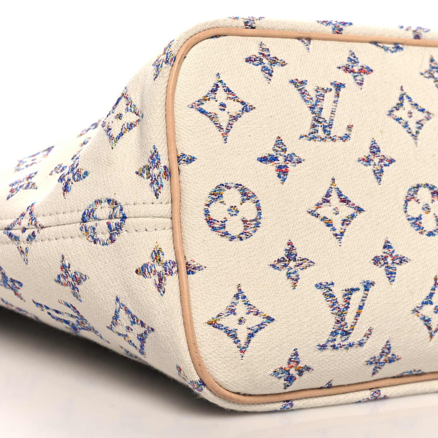 Louis Vuitton Monogram Jacquard Neverfull MM Multicolor Beige 9 of 10