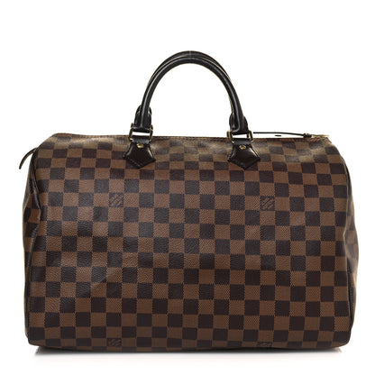 Louis Vuitton Damier Ebene Speedy 35 1 of 12