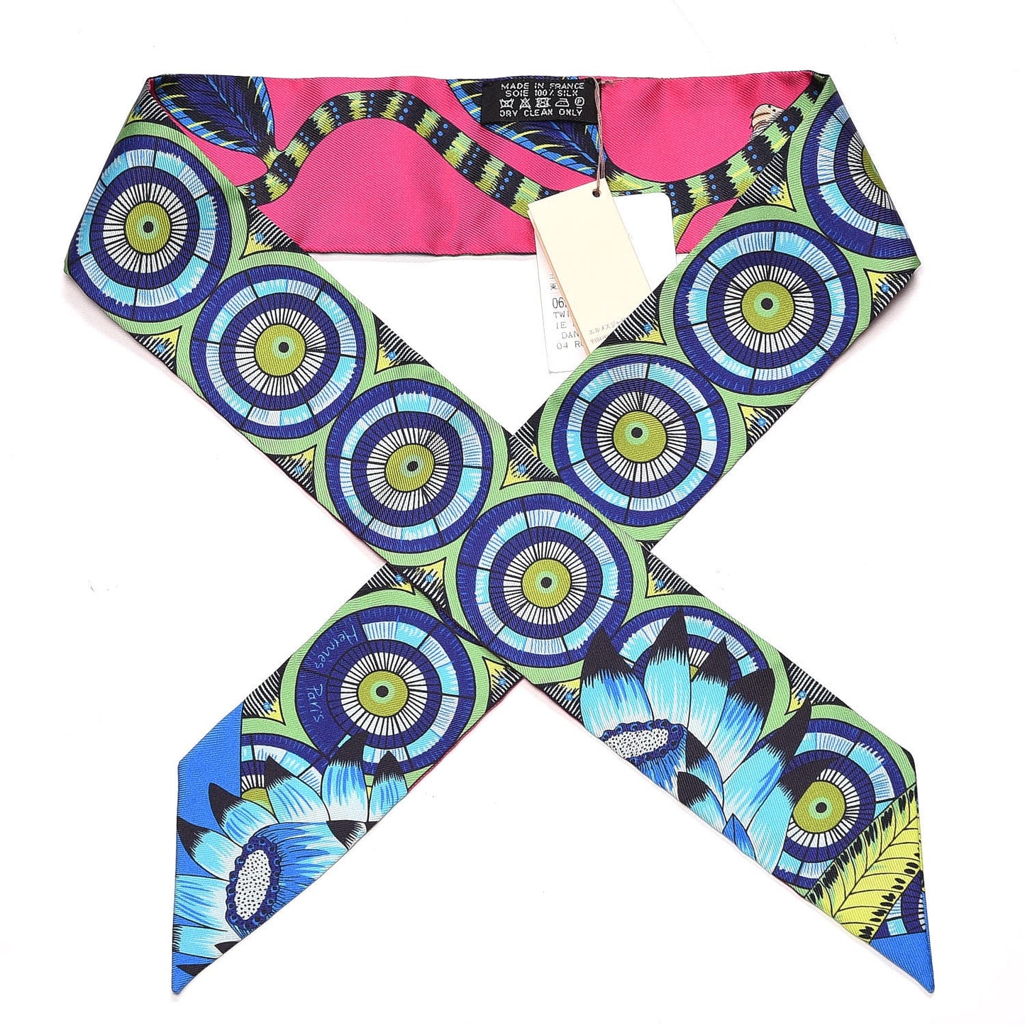 Silk The Savana Dance Twilly Rose Indien Indigo Vert