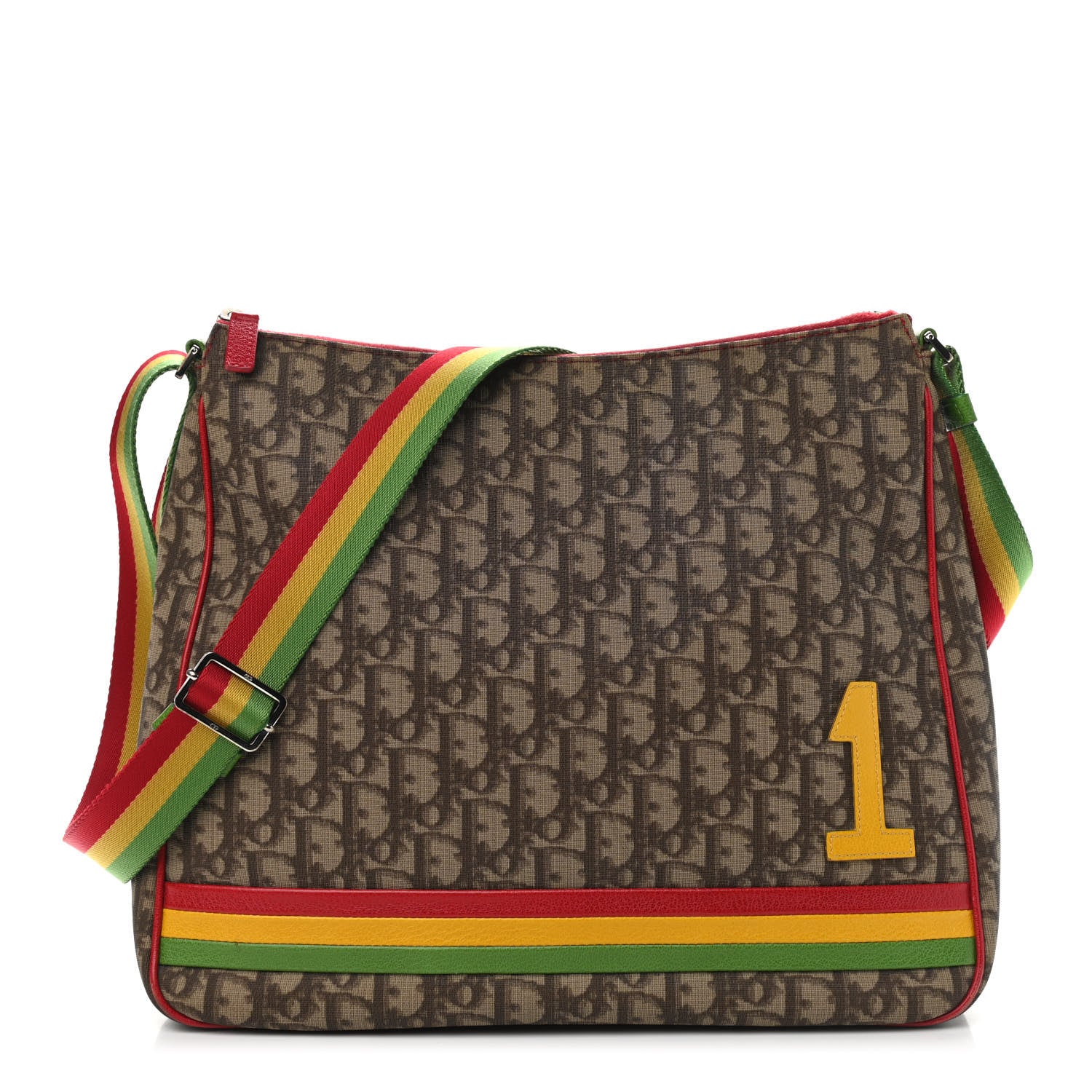 Christian Dior Monogram Rasta Messenger Beige 1 of 9