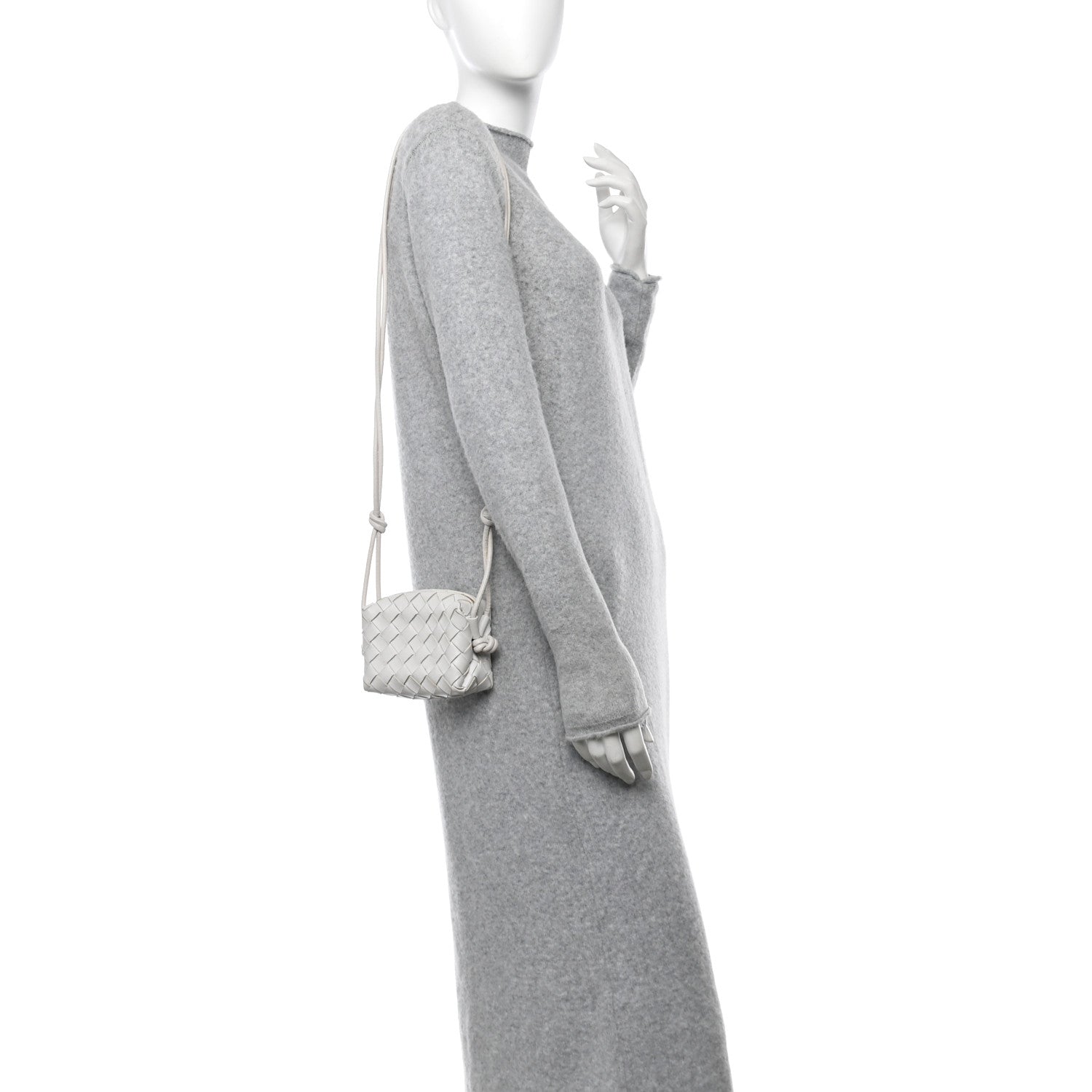 Bottega Veneta Nappa Intrecciato Candy Loop Camera Bag White 2 of 10