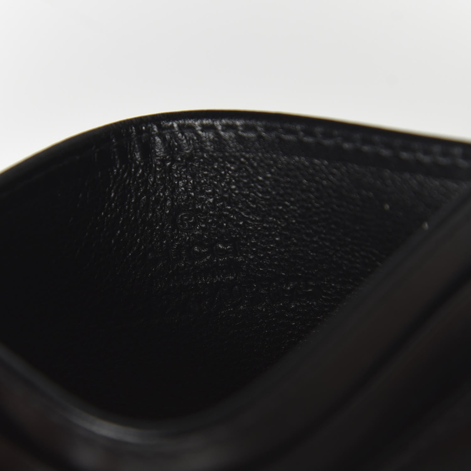 Gucci Calfskin Matelasse GG Marmont Card Holder Black 6 of 8