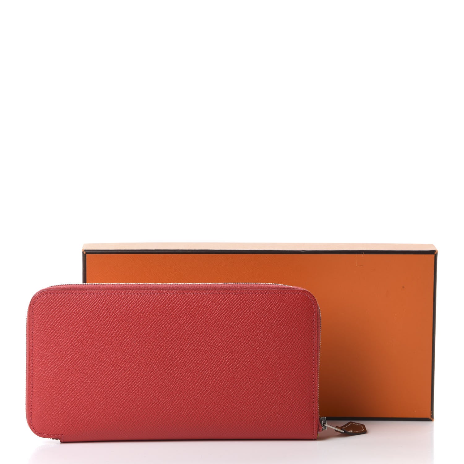 Hermes Epsom Silk'In Wallet Rouge Tomate 8 of 8