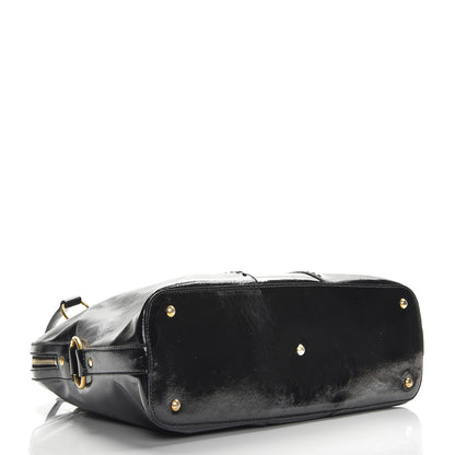 Saint Laurent Patent Oversized Muse Black 4 of 10