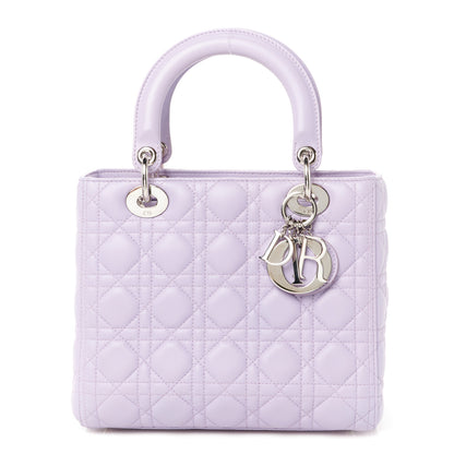 Christian Dior Lambskin Cannage Medium Lady Dior Purple 1 of 10