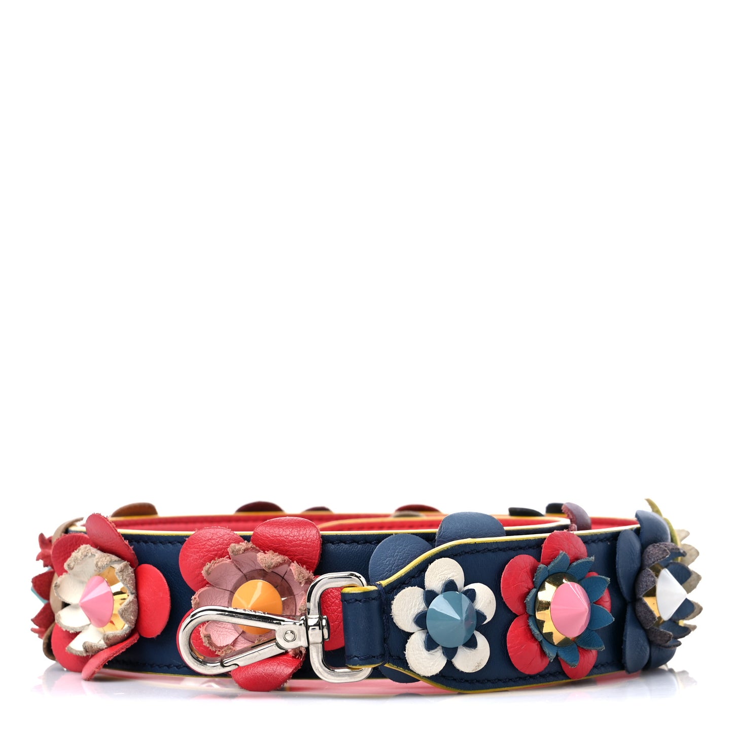 Vitello Dolce Flowerland Studded Strap You Blue Corallo Multicolor