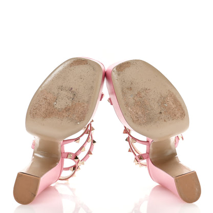 Valentino Garavani Calfskin Nappa Rockstud 155 Platform Sandals 37 Pink 6 of 9