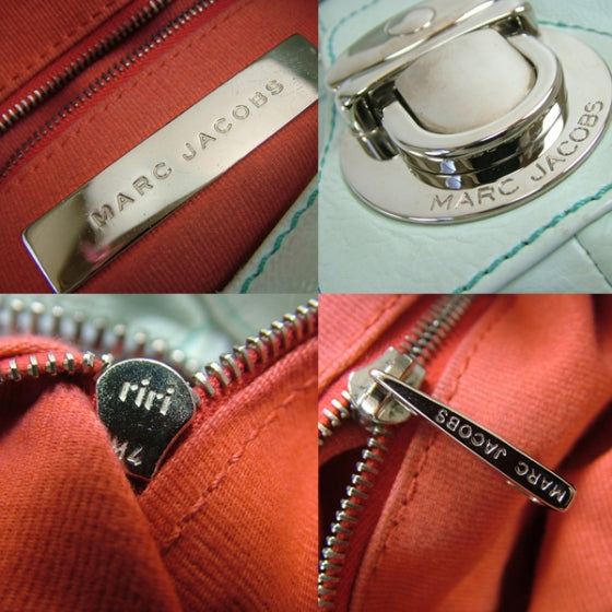 Leather Large Hobo Seafoam