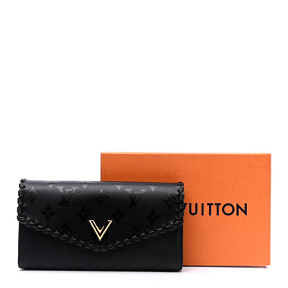 Louis Vuitton Monogram Cuir Plume Very Wallet Black 5 of 5