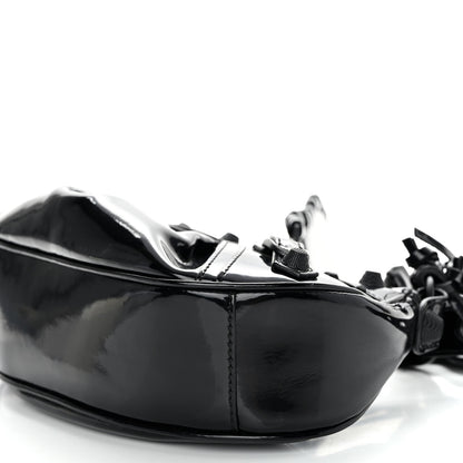 Balenciaga Patent Faux Leather Le Cagole Shoulder Bag XS Black 9 of 9
