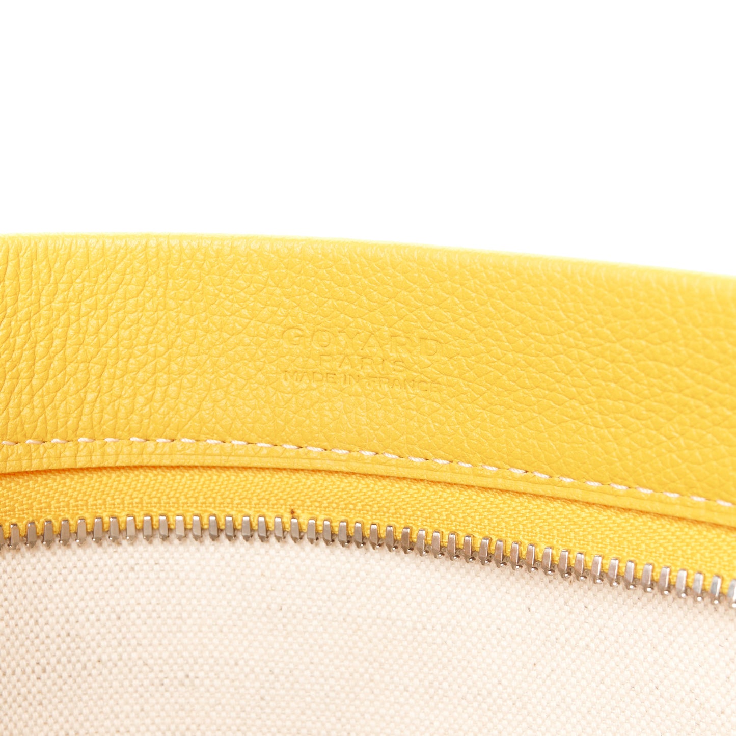 Goyardine Conti Pouch Yellow
