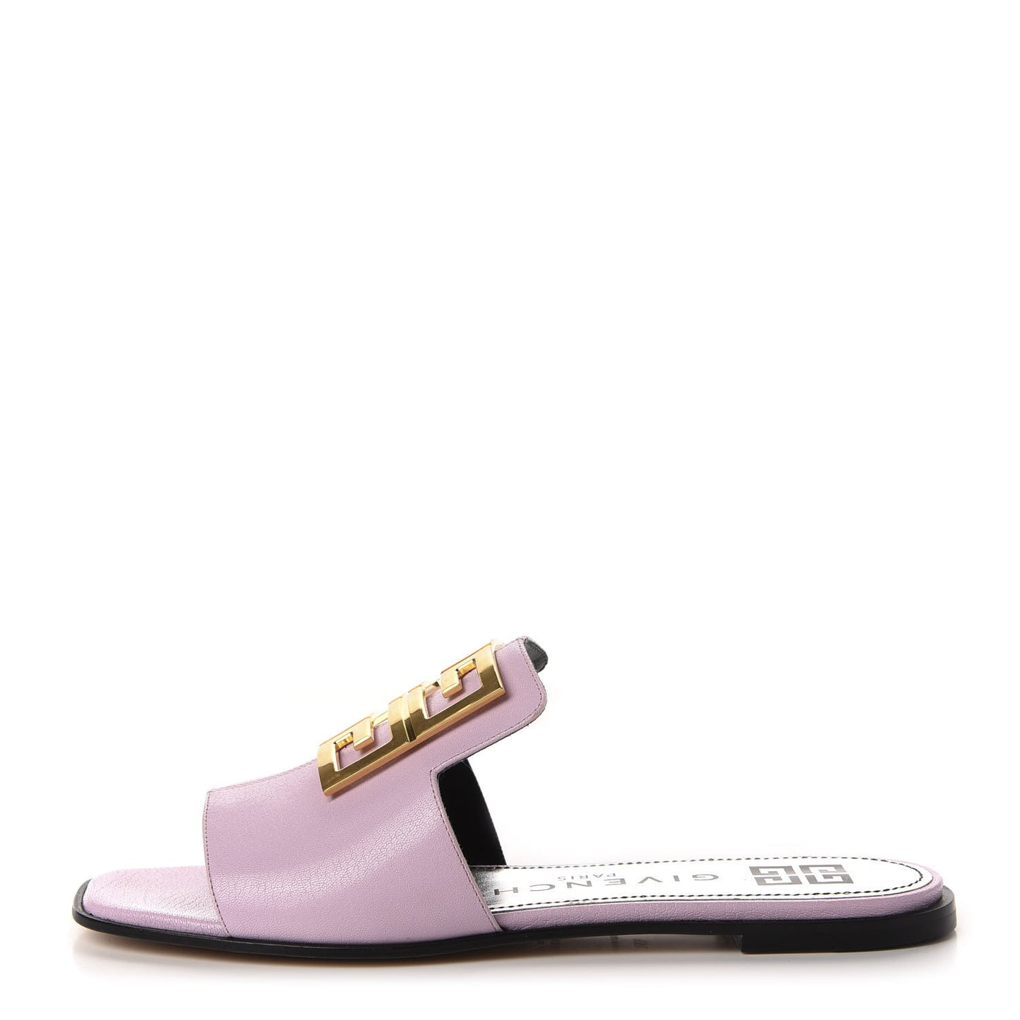 Goatskin 4G Flat Sandals 38.5 Pink