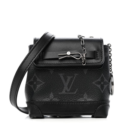 Louis Vuitton Monogram Eclipse Mini Steamer Pouch 1 of 9