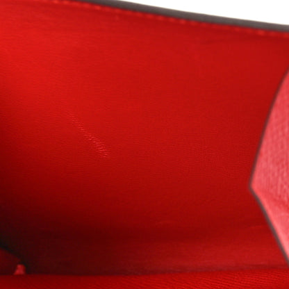 Hermes Epsom Constance Short Wallet Rouge Tomate 8 of 10