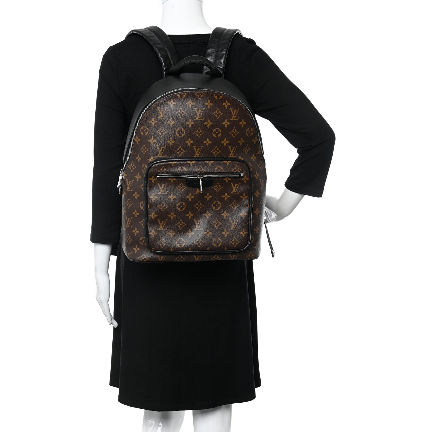 Louis Vuitton Monogram Macassar Josh NM Backpack 2 of 9