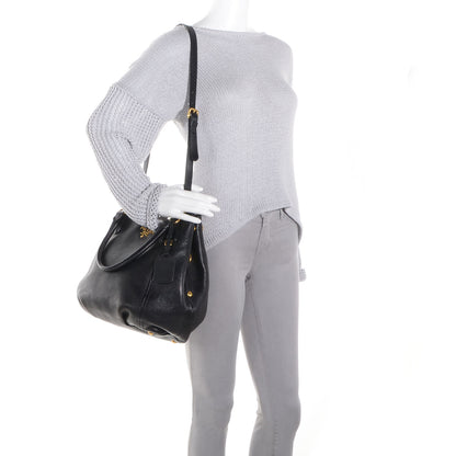 Prada Vitello Daino Medium Tote Nero Black 2 of 10