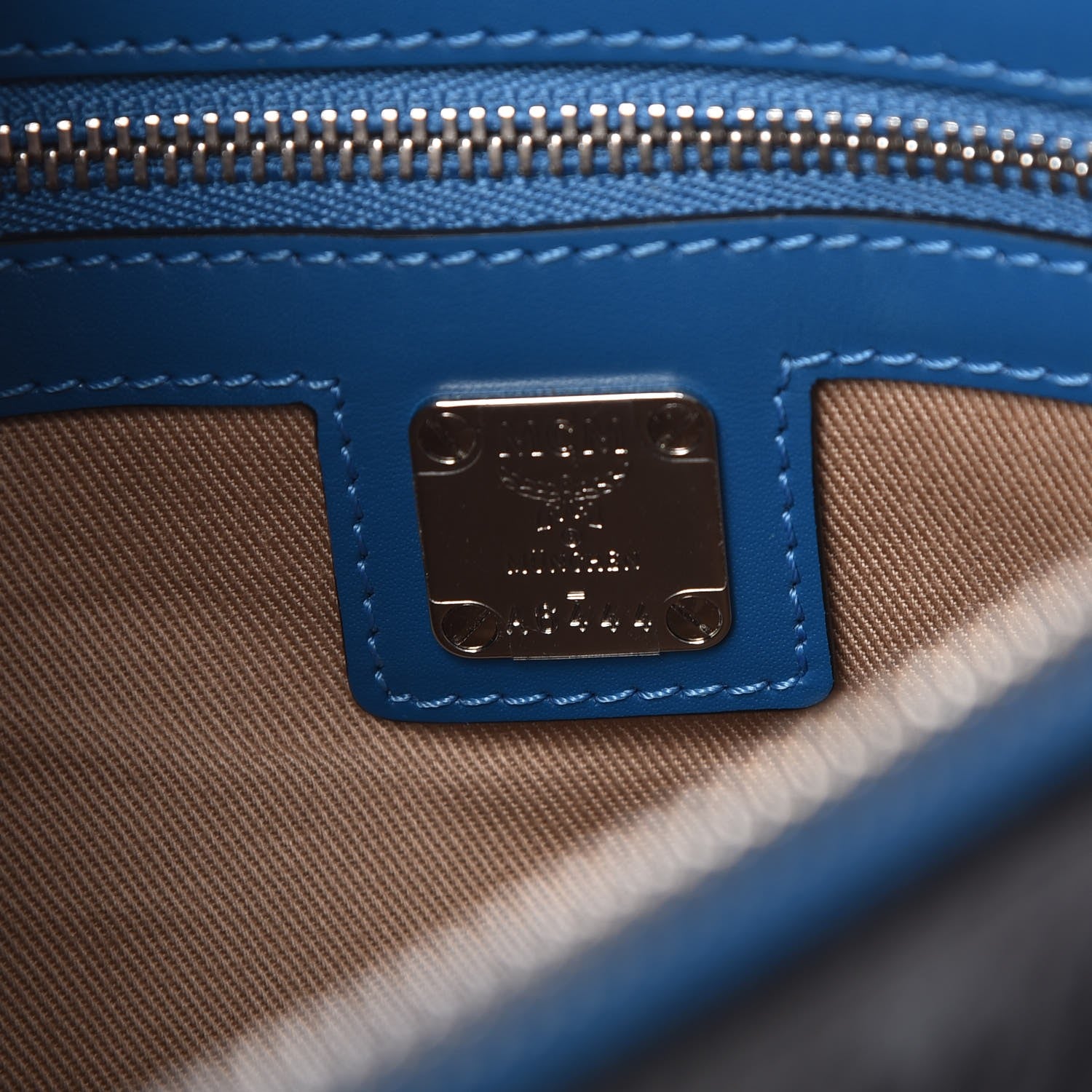 MCM Visetos Medium Crossbody Pouch Black 6 of 7