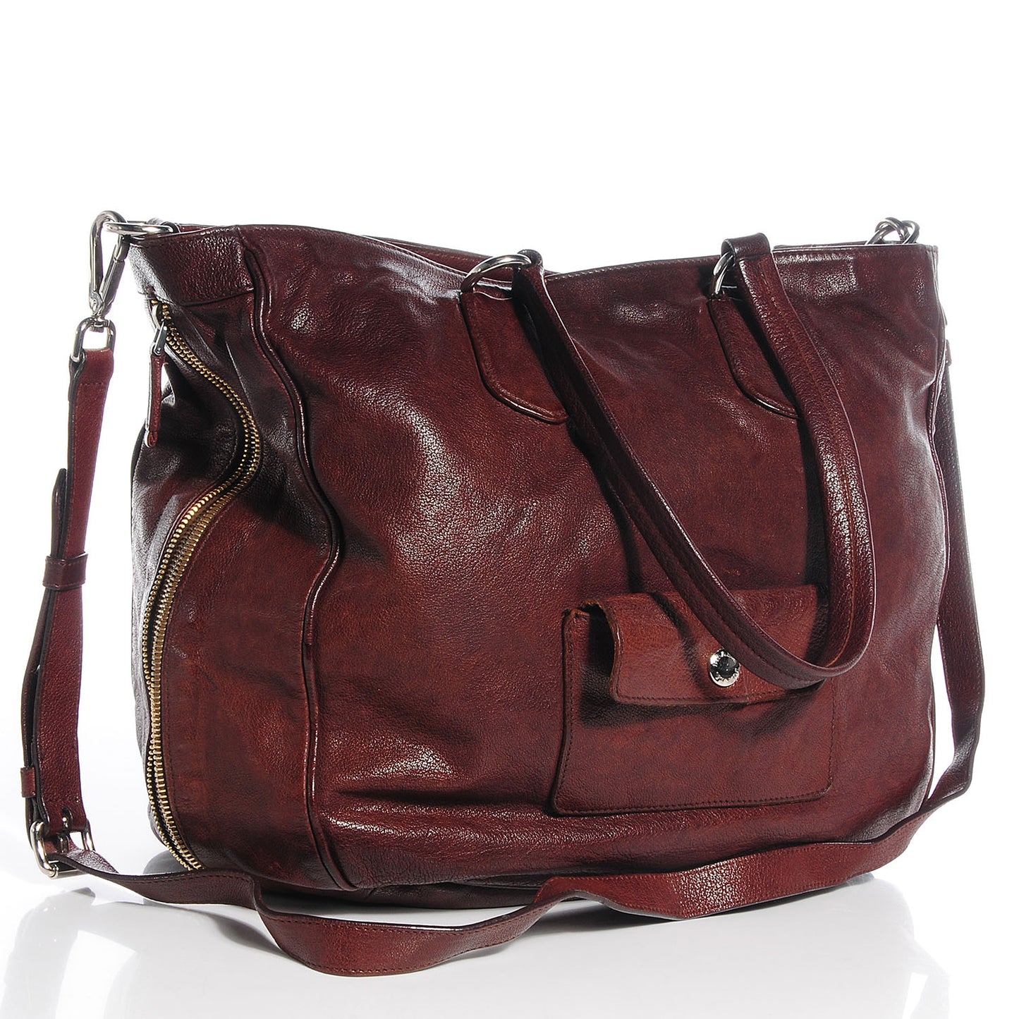 Washed Buffalo Tote Cocco