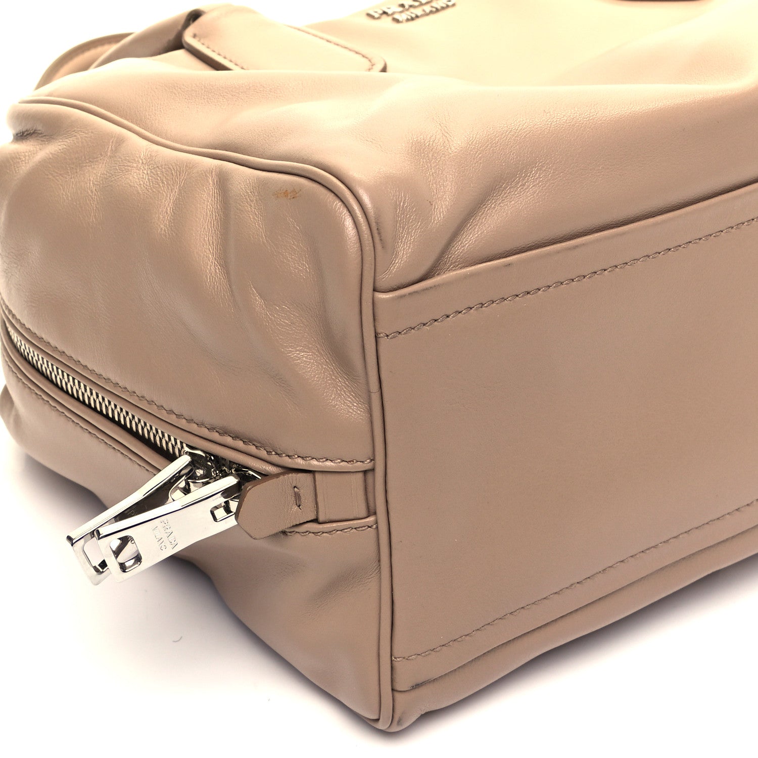 Prada Soft Calf Medium Inside Tote Cammeo Rosa 8 of 9