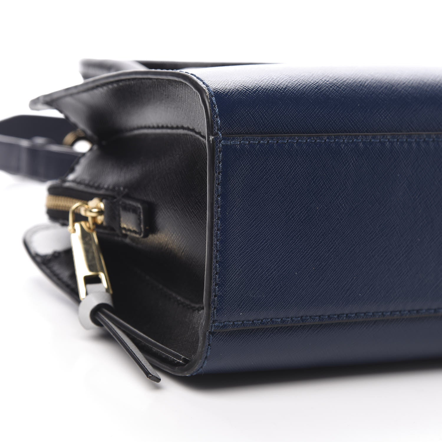 Marc Jacobs Saffiano Little Big Shot Tote Navy 10 of 13