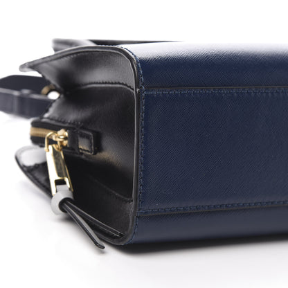 Marc Jacobs Saffiano Little Big Shot Tote Navy 10 of 13