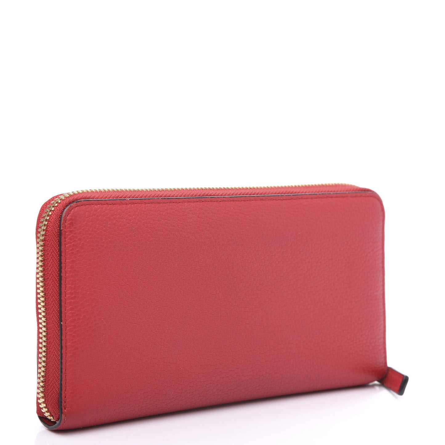 Calfskin Fontanellas Park Avenue Milla Zip Around Wallet Ruby Red