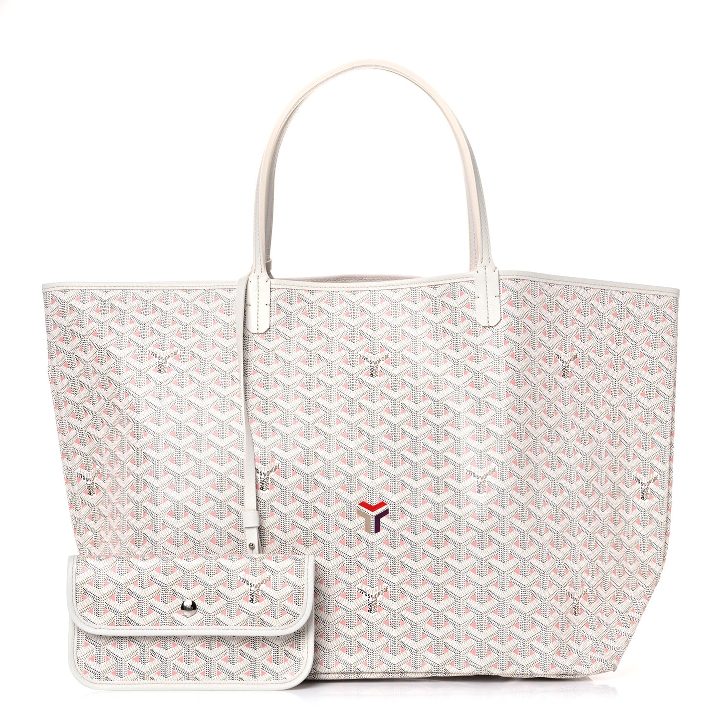 Goyardine Saint Louis Claire Voie GM White Pink