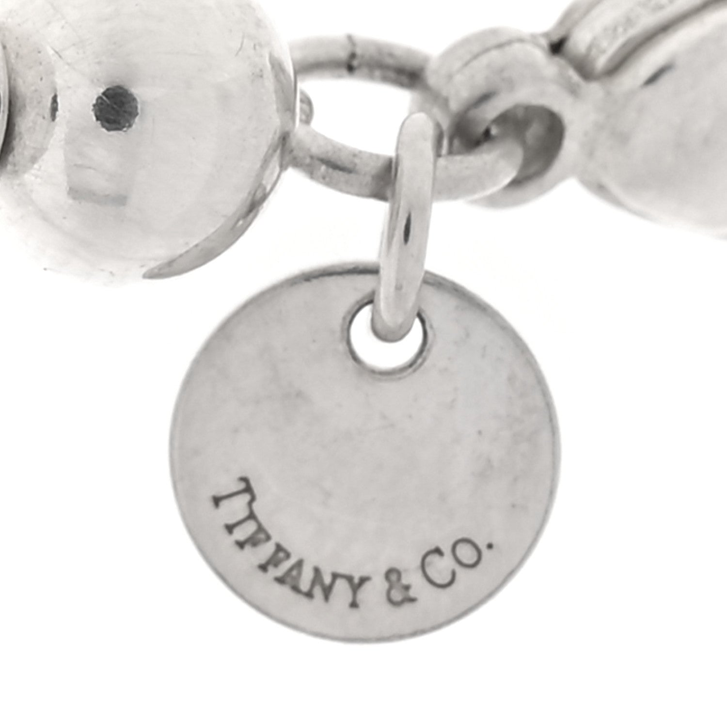 Tiffany Sterling Silver Hardwear Graduated Ball Necklace 5 of 5