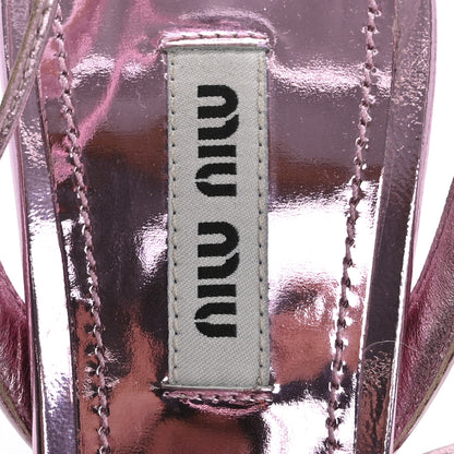 Miu Miu Wrap Around Sandals 36 Rosa 7 of 9
