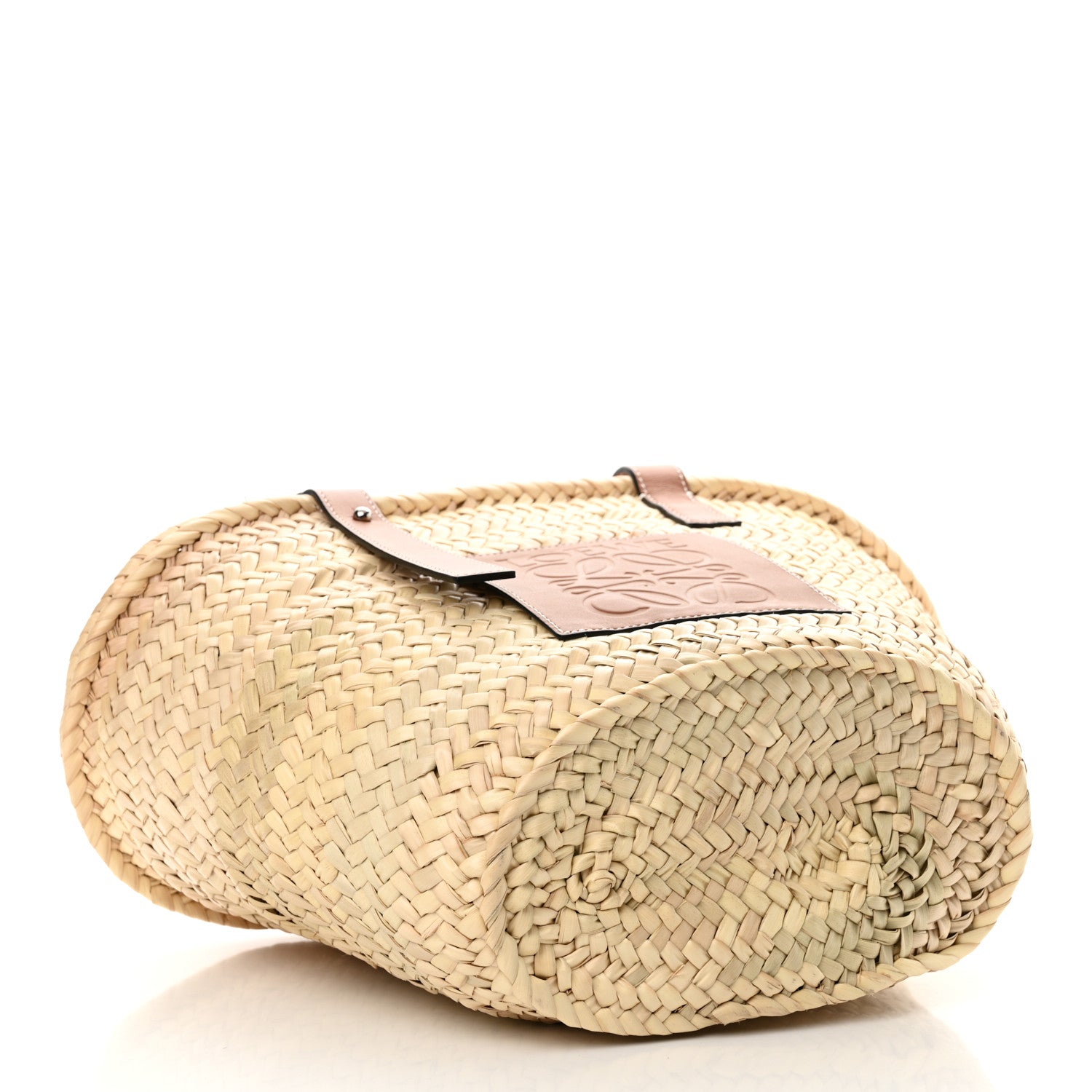 Loewe Raffia Medium Basket Tote Bag Natural Tan 4 of 12