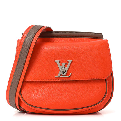 Louis Vuitton Taurillon Marceau Tangerine Taupe 1 of 8