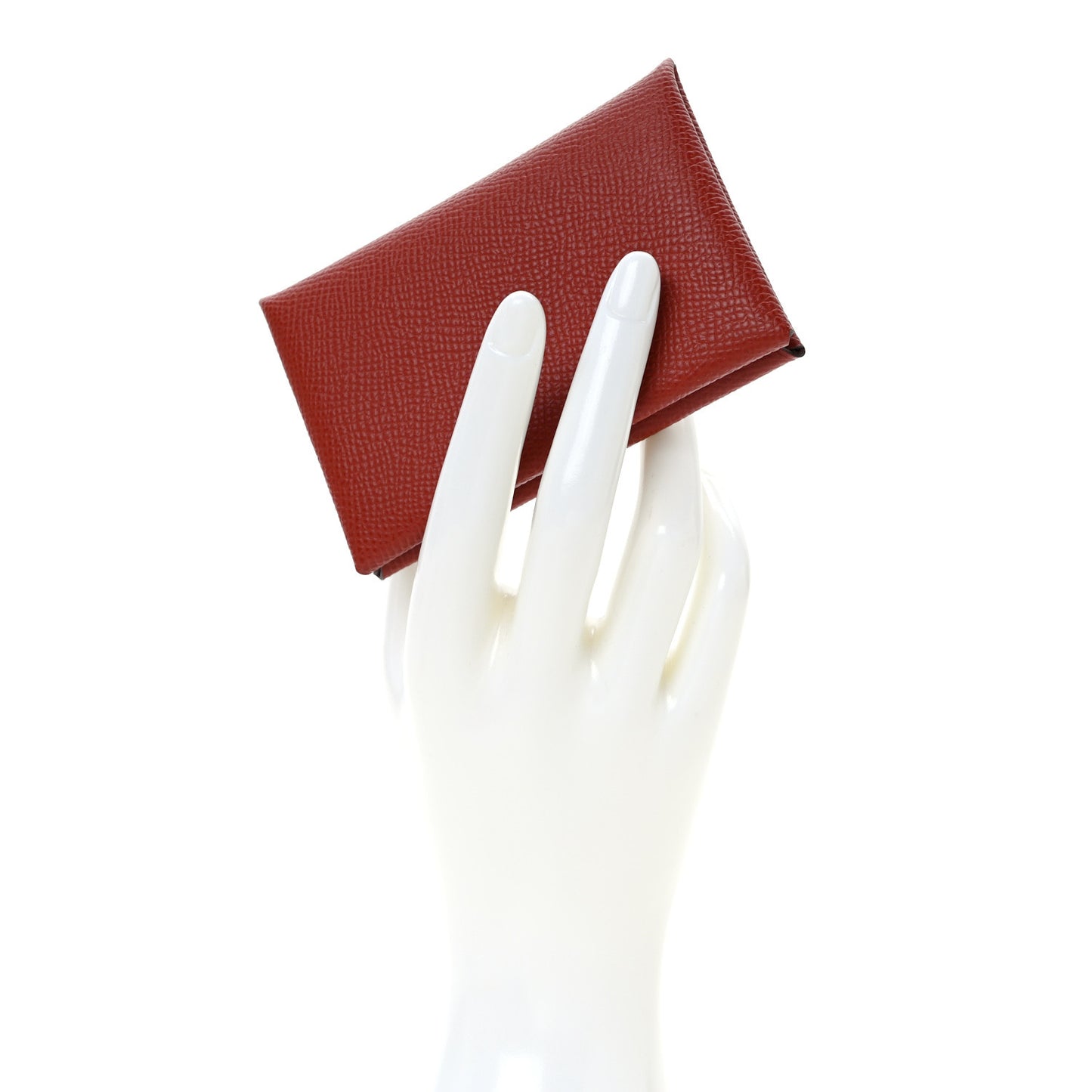 Epsom Calvi Card Case Rouge Venetian