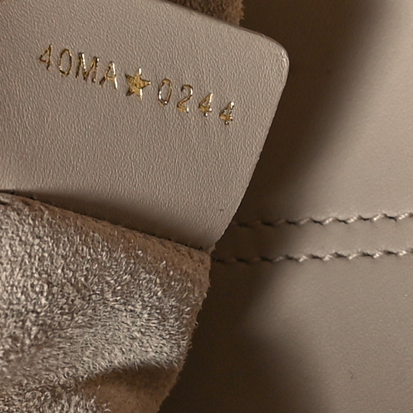 Calfskin Macrocannage Small Toujours Beige