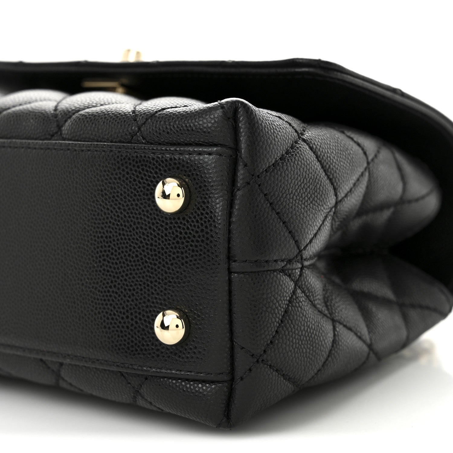 Chanel Caviar Quilted Mini Coco Handle Flap Black 10 of 10