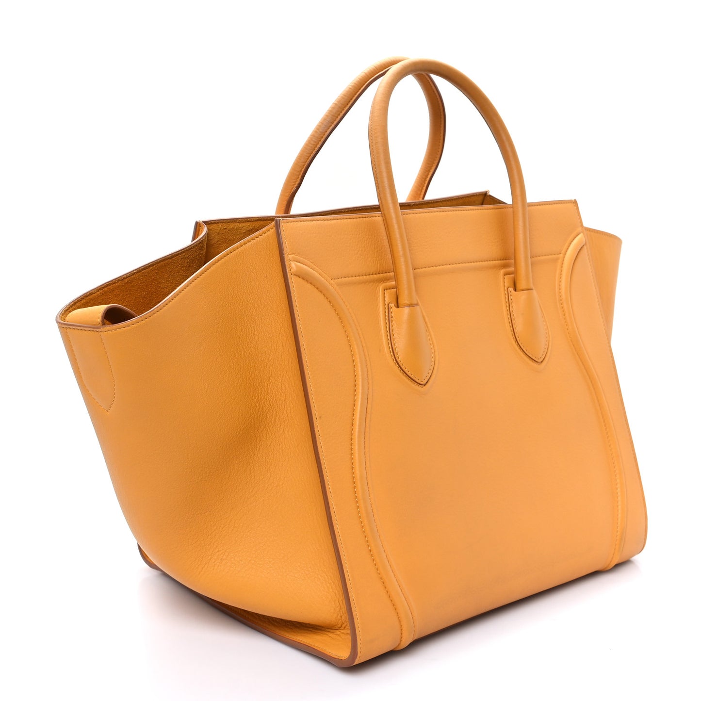 Supple Calfskin Medium Phantom Luggage Daffodil