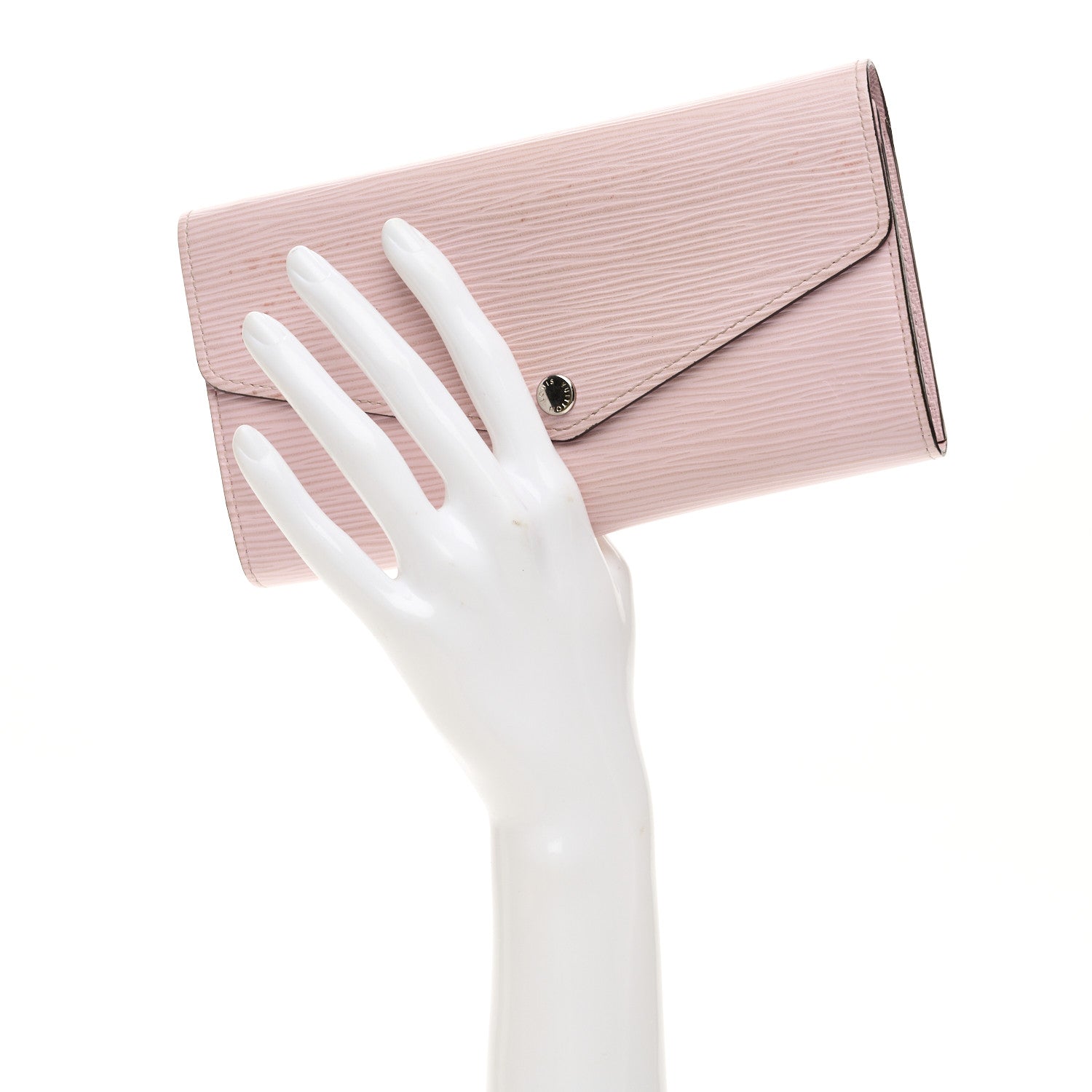 Louis Vuitton Epi Sarah Wallet NM Rose Ballerine 2 of 8
