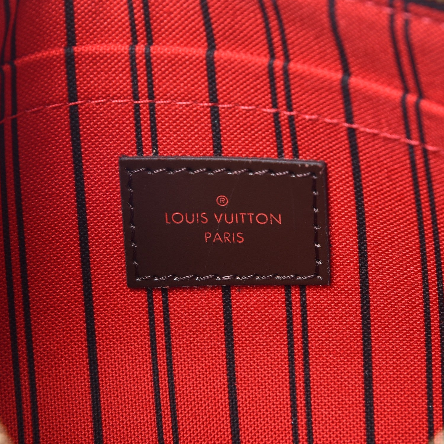 Louis Vuitton Damier Ebene Neverfull MM GM Pochette 6 of 7