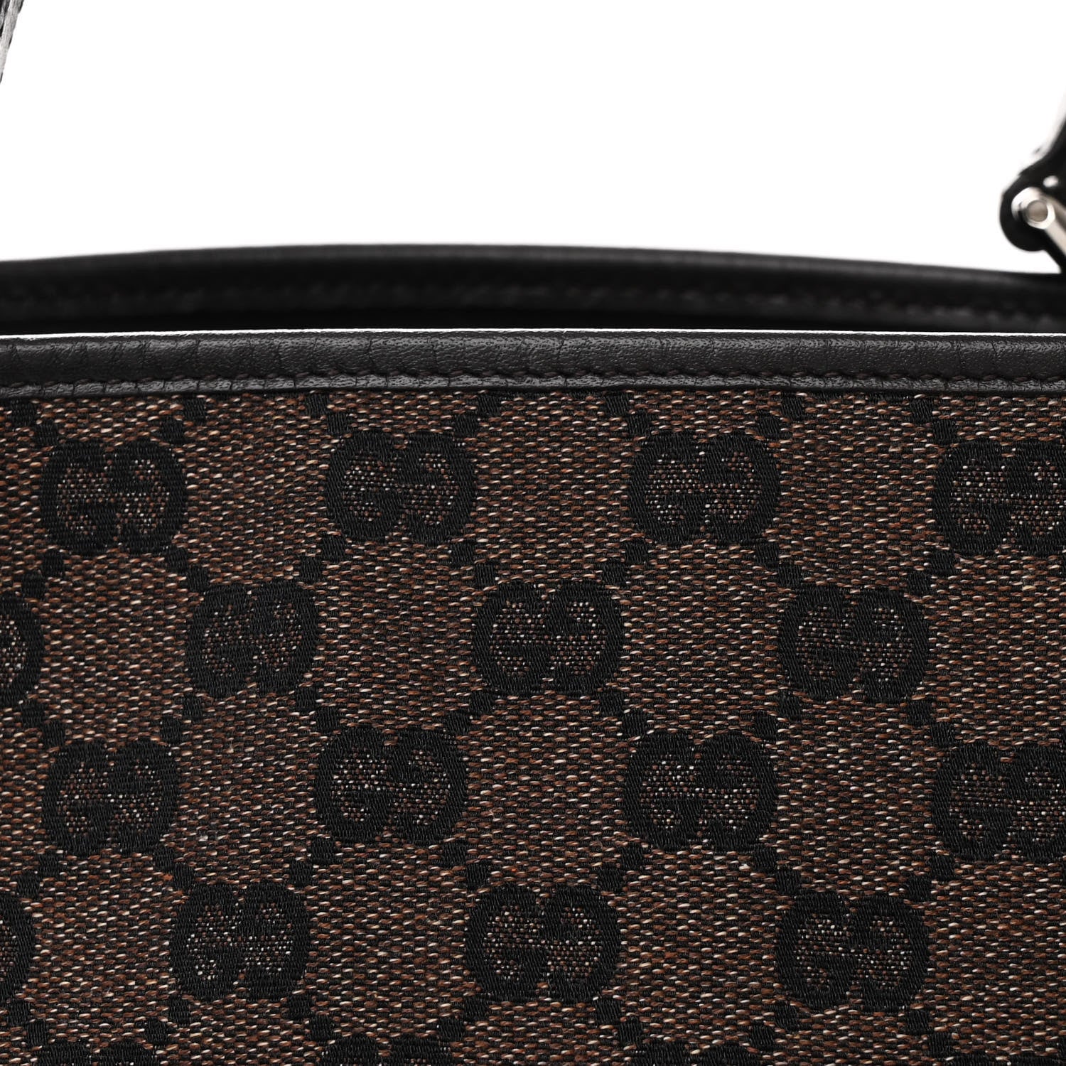 Gucci Monogram Large Eclipse Tote Dark Brown 8 of 11