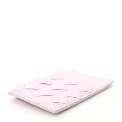 Bottega Veneta Calfskin Intrecciato Zip Card Holder Rosa 4 of 7